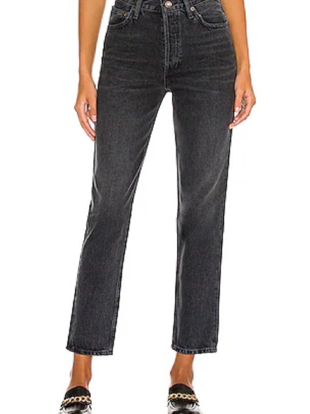 AGOLDE Fen High-Rise Straight Leg Jeans